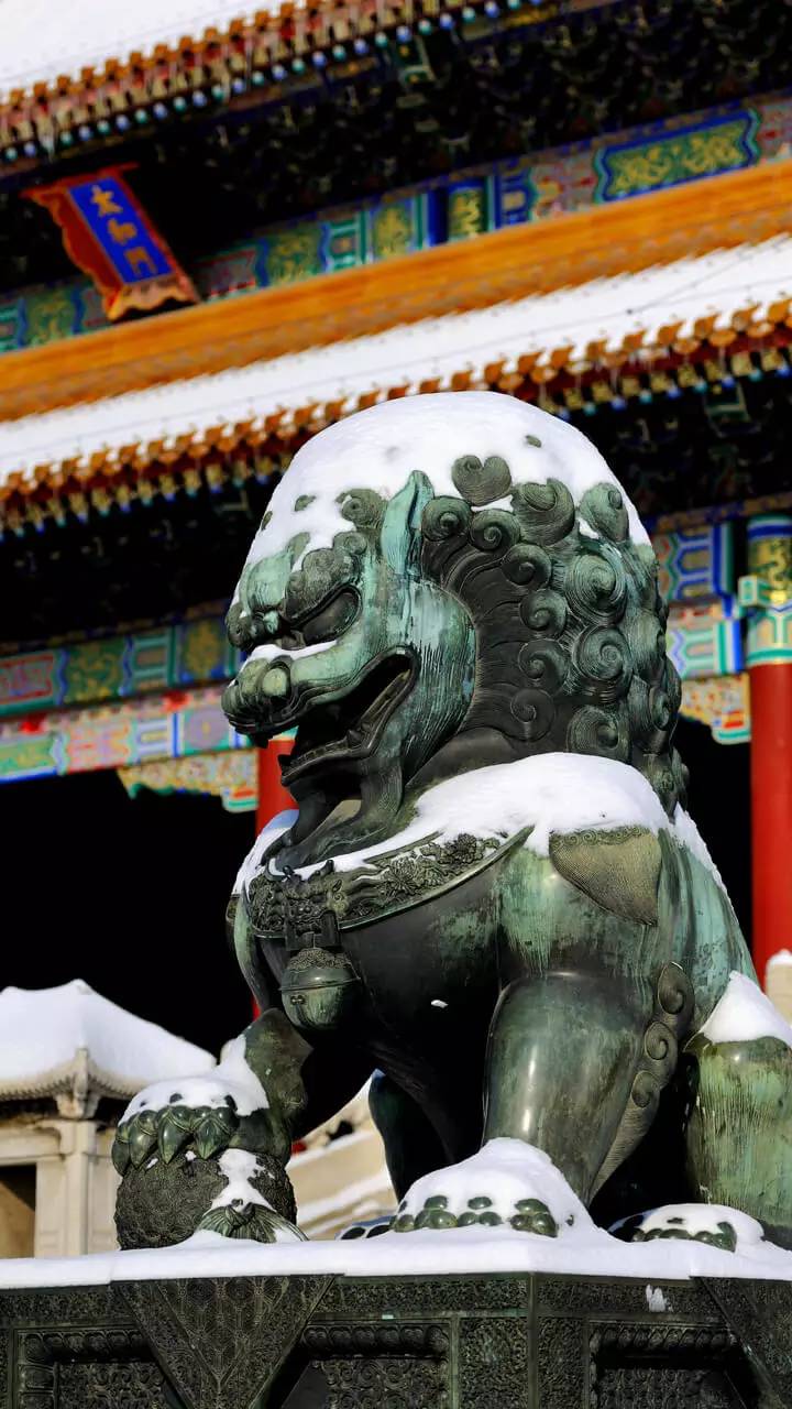 最美中國古建筑：紫禁城下雪了！