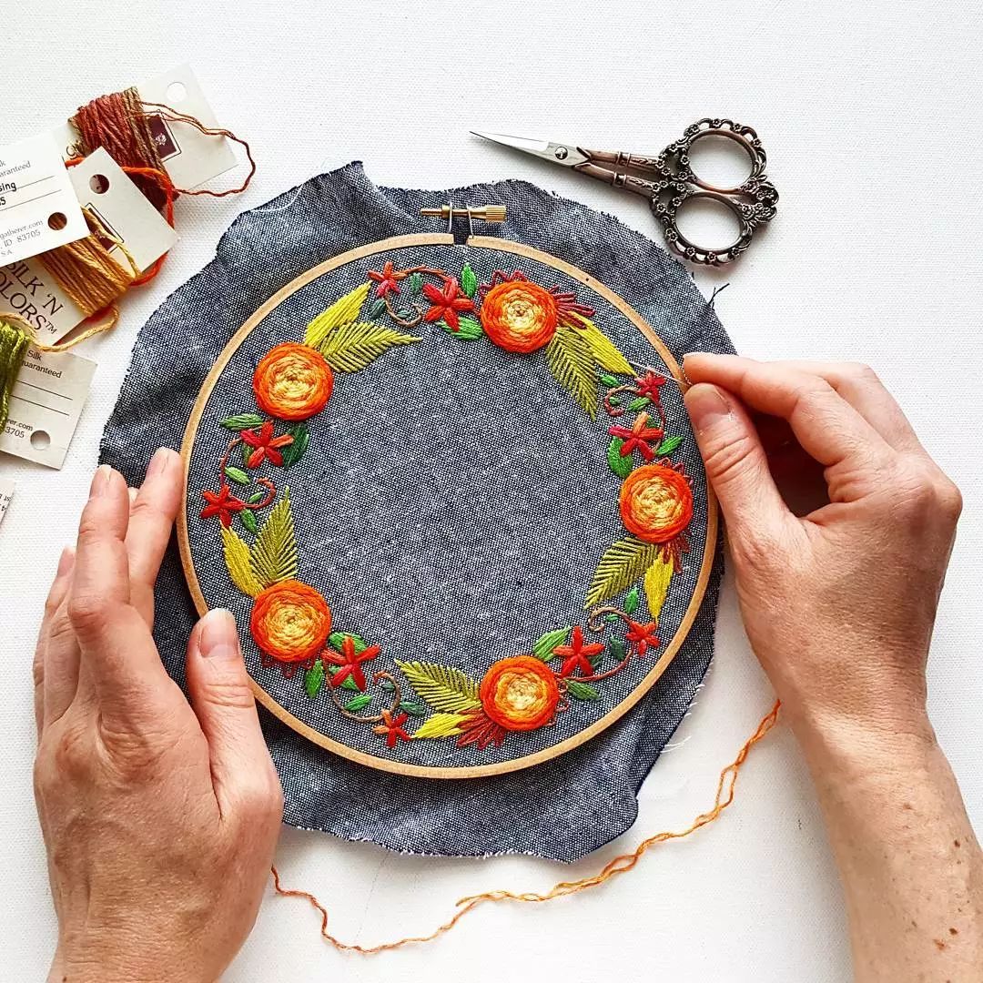 唯美手工刺繡藝術(shù)：用針線填滿你的生活吧!