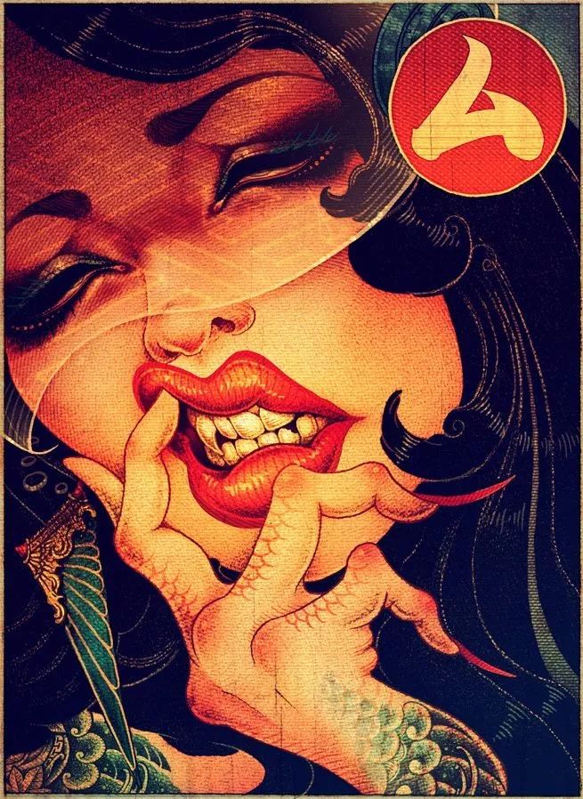 洋溢著肉欲的插畫：日本畫家筆下的東方美感！