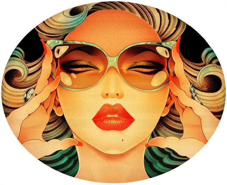 洋溢著肉欲的插畫：日本畫家筆下的東方美感！