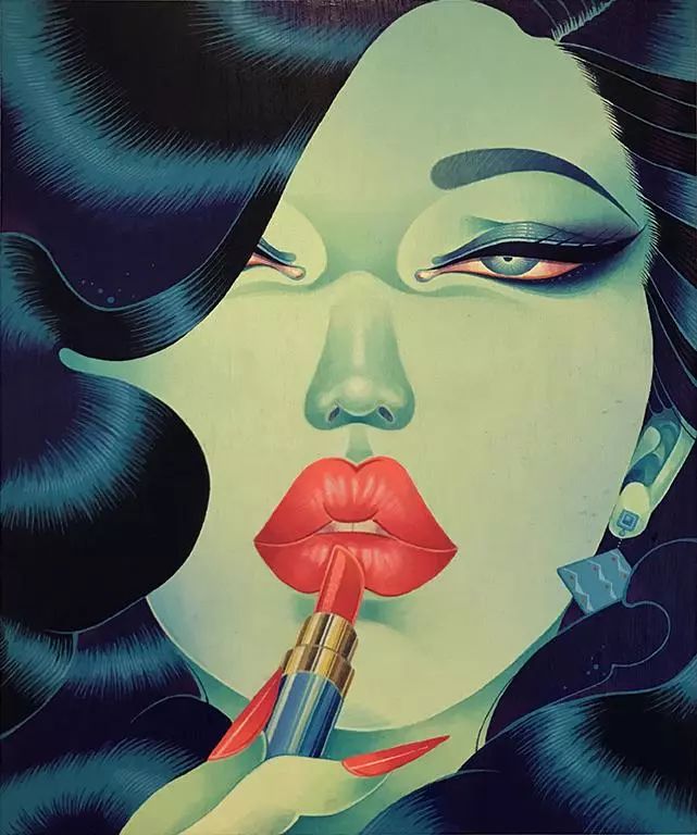 洋溢著肉欲的插畫：日本畫家筆下的東方美感！