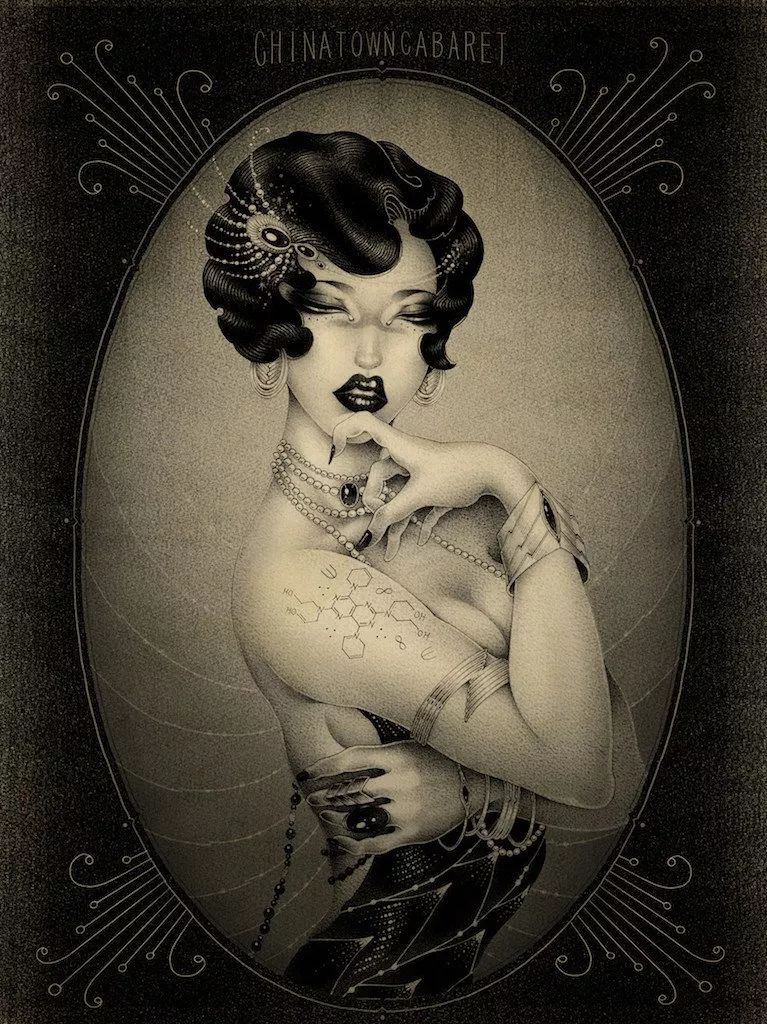 洋溢著肉欲的插畫：日本畫家筆下的東方美感！