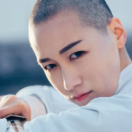 少林兵器光頭頭像，唯美古風(fēng)真人頭像