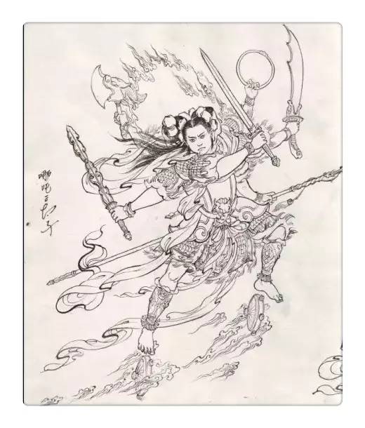 致敬經(jīng)典《西游記》，傳統(tǒng)文化手繪插畫