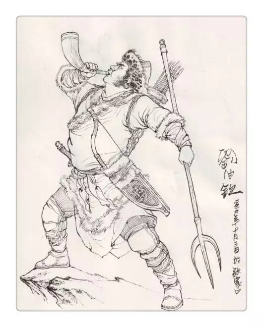 致敬經(jīng)典《西游記》，傳統(tǒng)文化手繪插畫