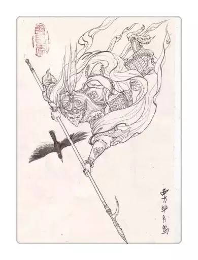 致敬經(jīng)典《西游記》，傳統(tǒng)文化手繪插畫