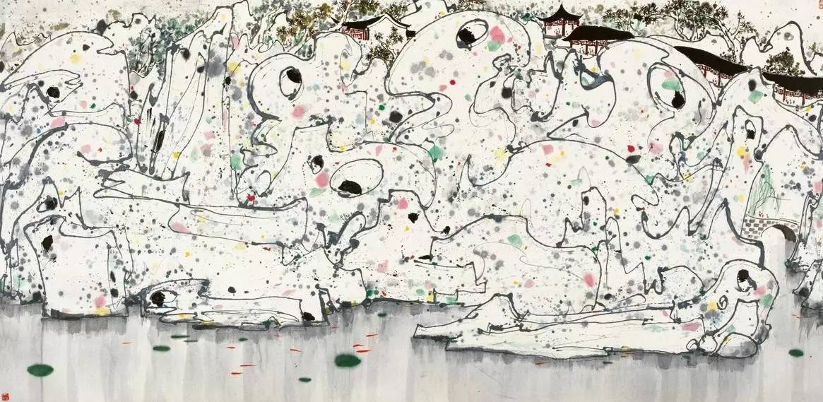 吳冠中的水墨國畫集合，中國藝術最顯眼的景觀