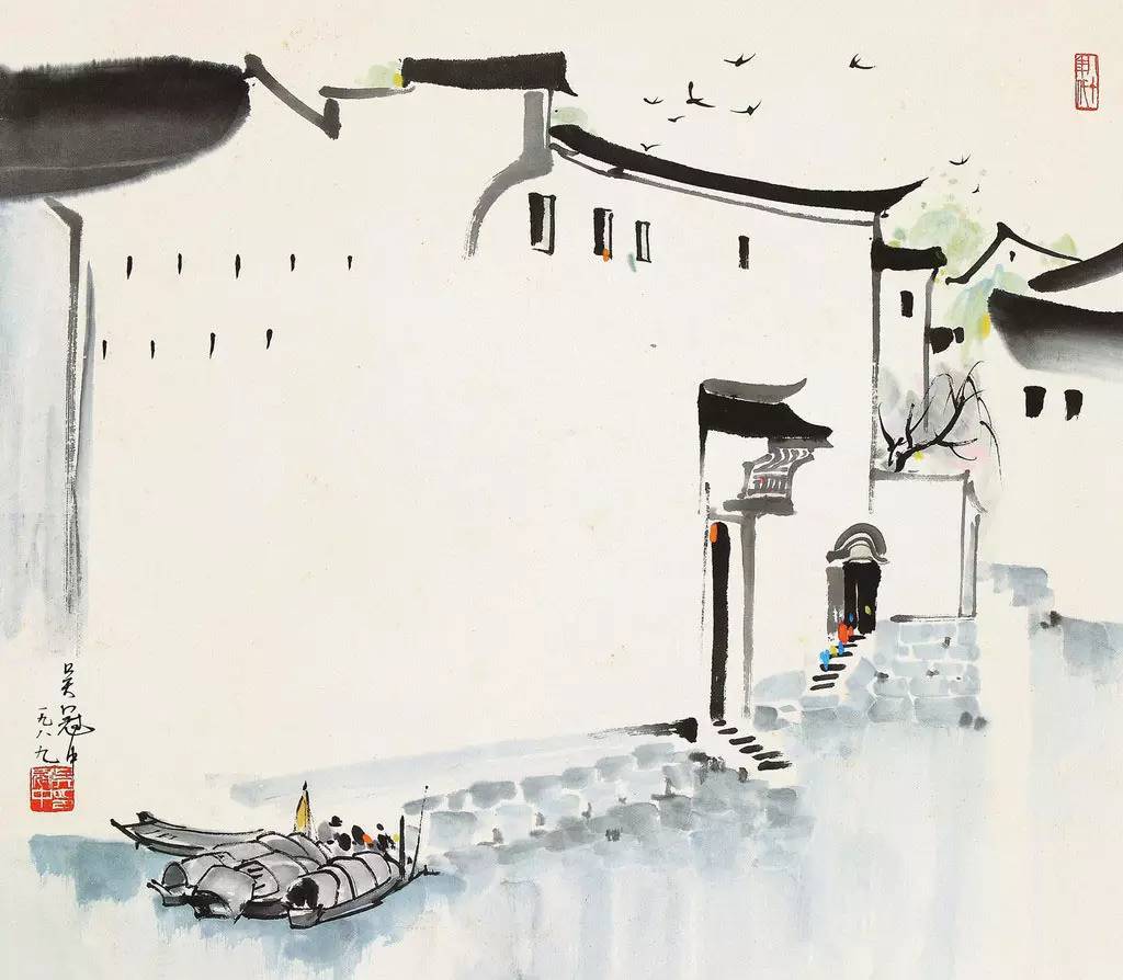 吳冠中的水墨國(guó)畫集合，中國(guó)藝術(shù)最顯眼的景觀