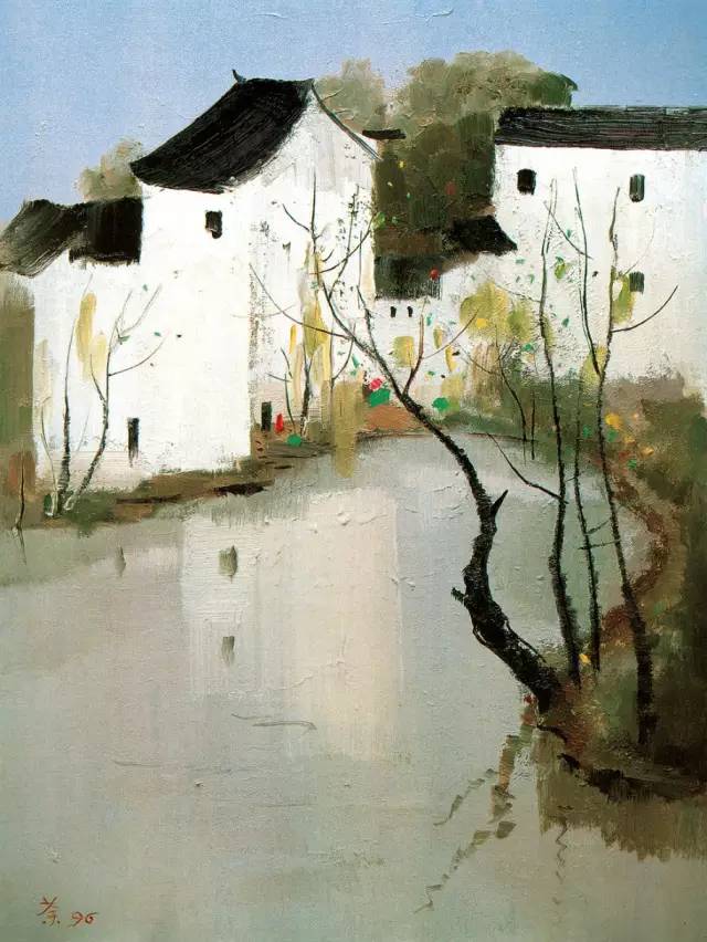 吳冠中的水墨國畫集合，中國藝術最顯眼的景觀