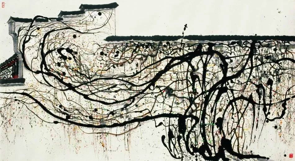 吳冠中的水墨國畫集合，中國藝術(shù)最顯眼的景觀
