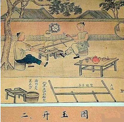 制玉十二圖，了解古人制玉工藝