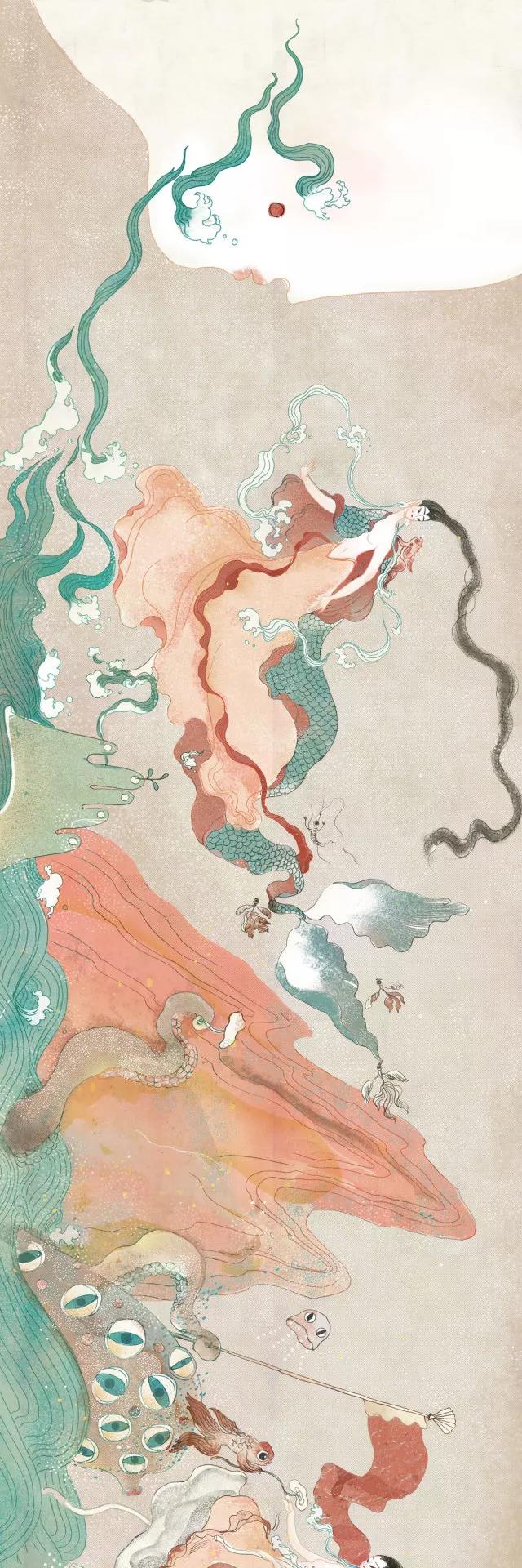 《洛神賦》繪本插畫，最美的中國式愛情！