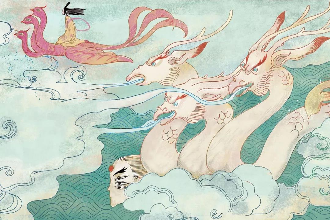 《洛神賦》繪本插畫，最美的中國式愛情！