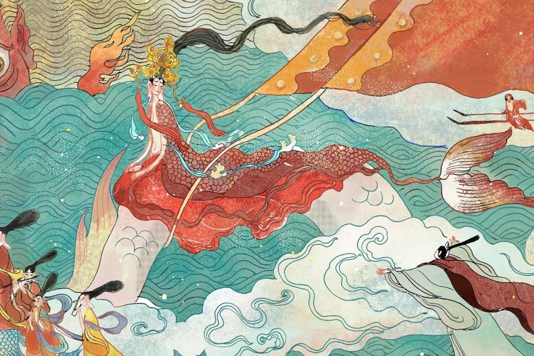 《洛神賦》繪本插畫，最美的中國式愛情！