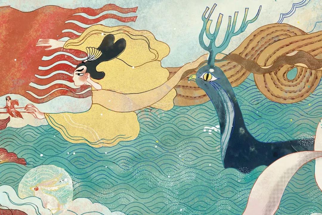 《洛神賦》繪本插畫，最美的中國式愛情！