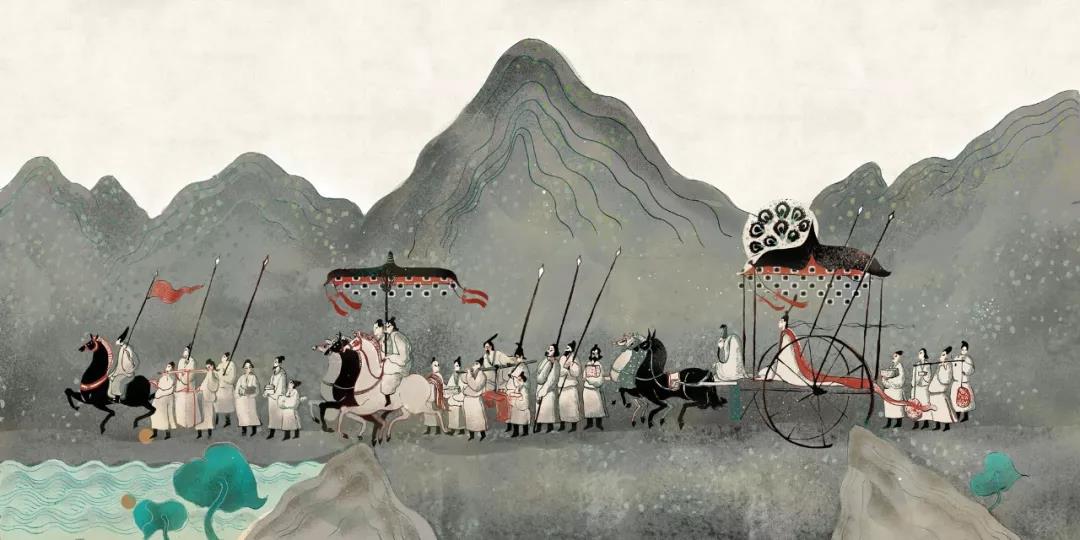 《洛神賦》繪本插畫，最美的中國式愛情！