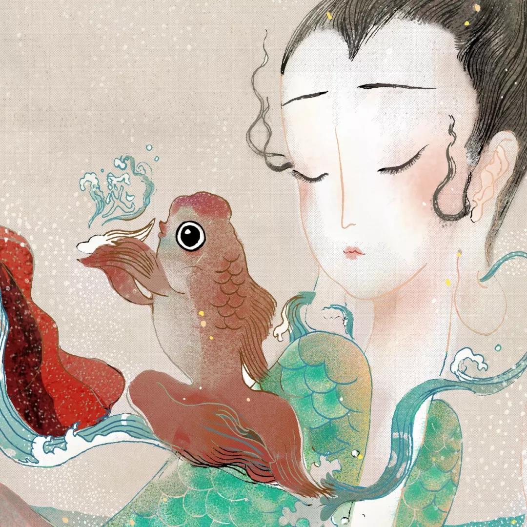 《洛神賦》繪本插畫，最美的中國式愛情！