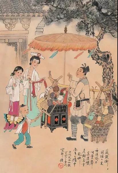 中國(guó)年畫：《古代風(fēng)俗百圖》那時(shí)候年味正濃