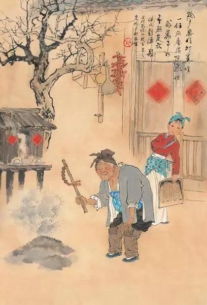 中國年畫：《古代風(fēng)俗百圖》那時候年味正濃