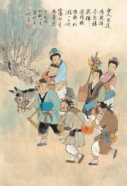 中國年畫：《古代風俗百圖》那時候年味正濃