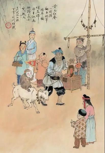 中國年畫：《古代風俗百圖》那時候年味正濃