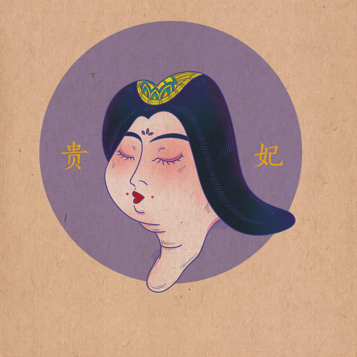 眾生相手繪插畫，風(fēng)格迥異人物頭像插畫圖片