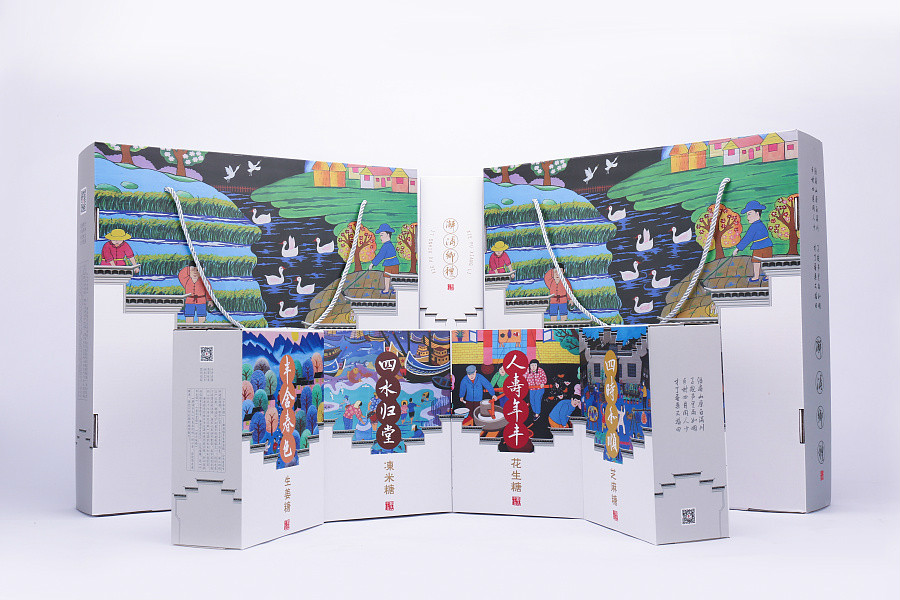 特色民族風糖果包裝設計，古典食品包裝設計