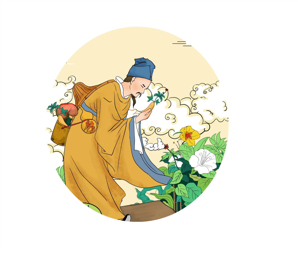 一款家佳樂文學(xué)化妝品宣傳插畫，廣告插畫設(shè)計(jì)