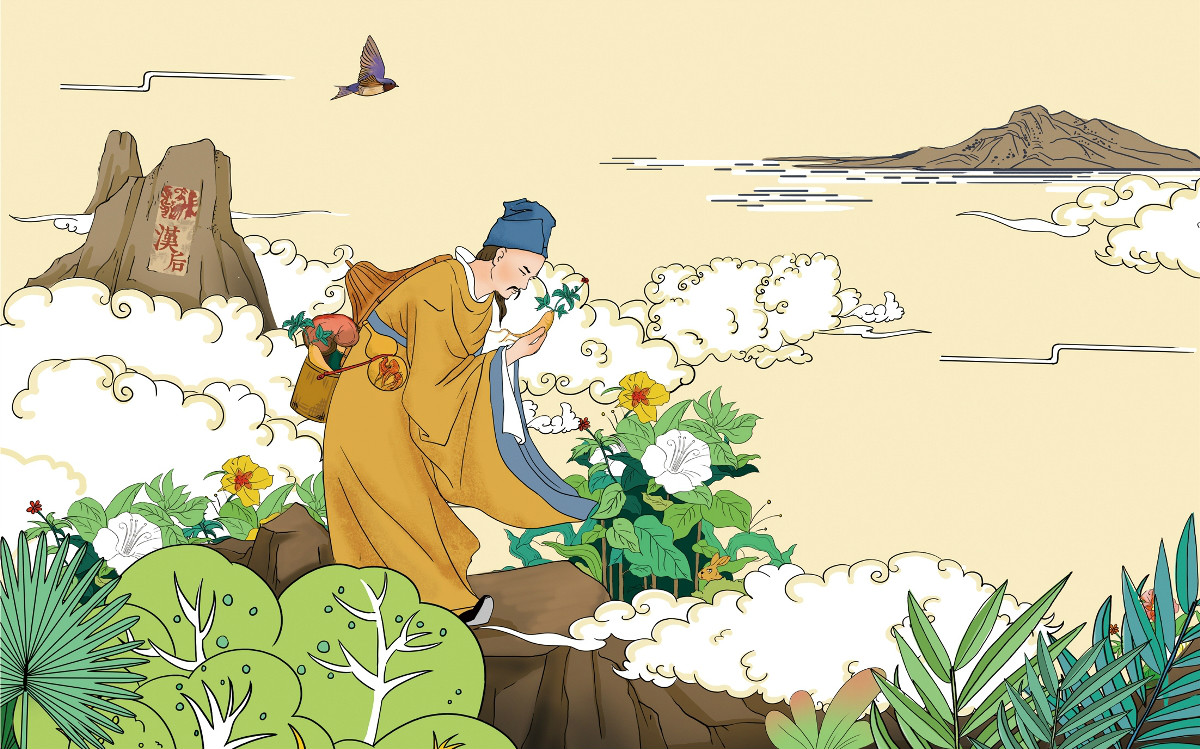 一款家佳樂文學(xué)化妝品宣傳插畫，廣告插畫設(shè)計