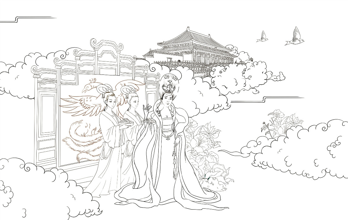 一款家佳樂文學(xué)化妝品宣傳插畫，廣告插畫設(shè)計