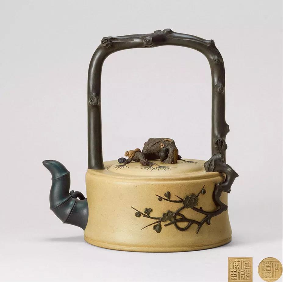 10種最美花器提梁壺，精美別致雕花紫砂壺!