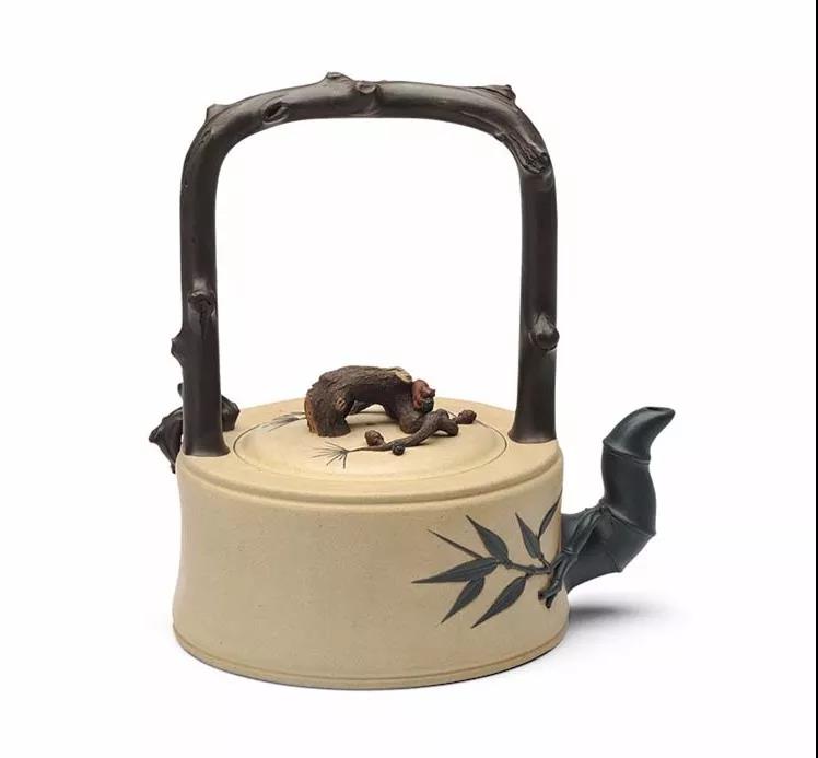 10種最美花器提梁壺，精美別致雕花紫砂壺!