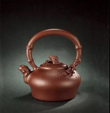 10種最美花器提梁壺，精美別致雕花紫砂壺!