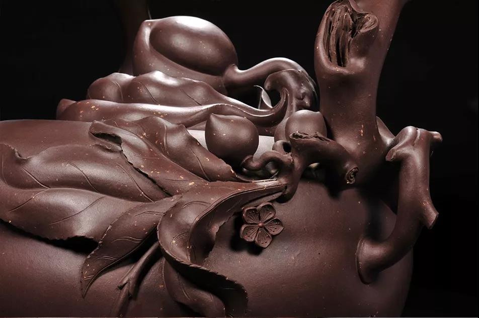 10種最美花器提梁壺，精美別致雕花紫砂壺!