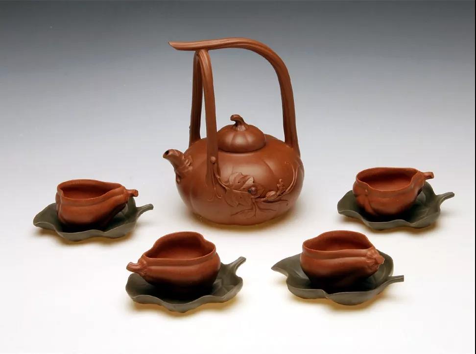 10種最美花器提梁壺，精美別致雕花紫砂壺!