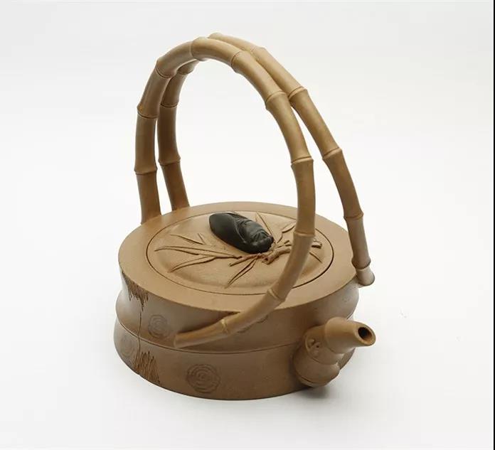 10種最美花器提梁壺，精美別致雕花紫砂壺!