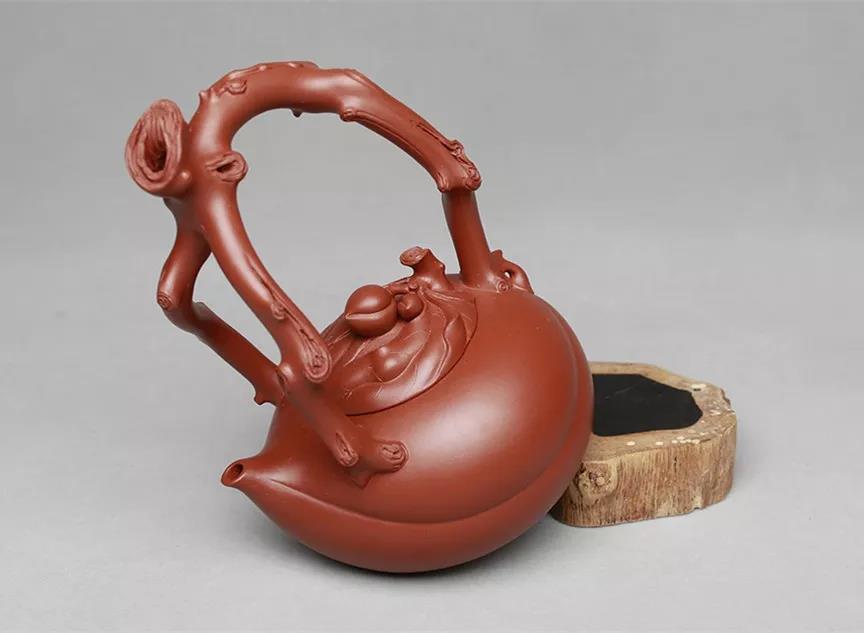 10種最美花器提梁壺，精美別致雕花紫砂壺!