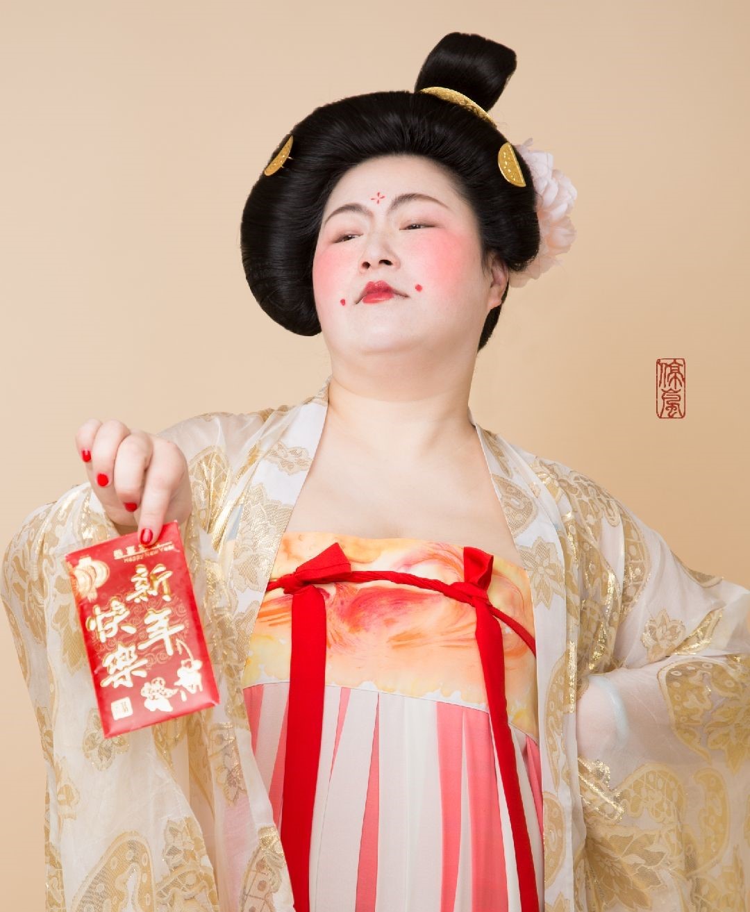 活靈活現(xiàn)唐代仕女拜新年·人像古裝攝影