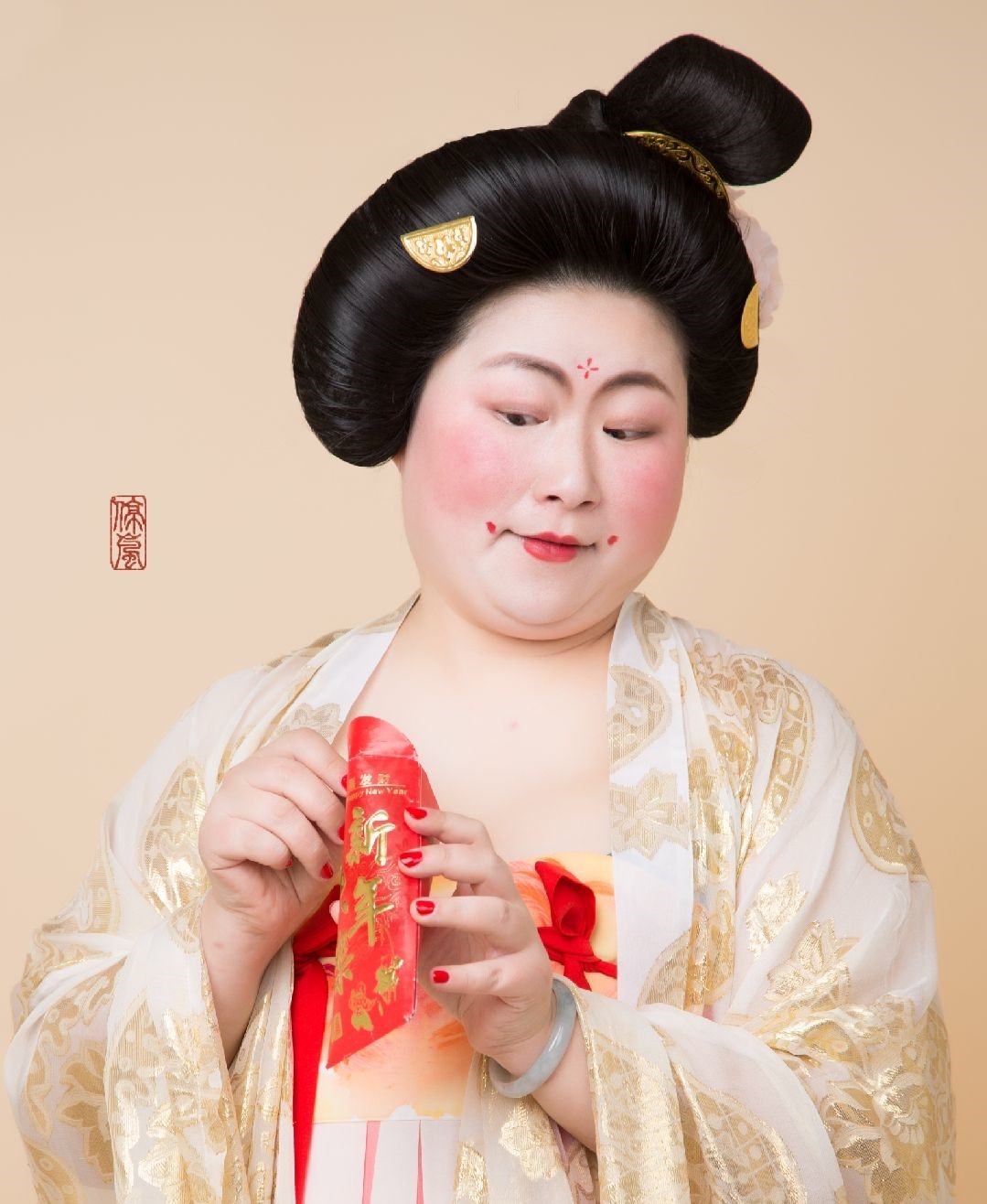 活靈活現(xiàn)唐代仕女拜新年·人像古裝攝影