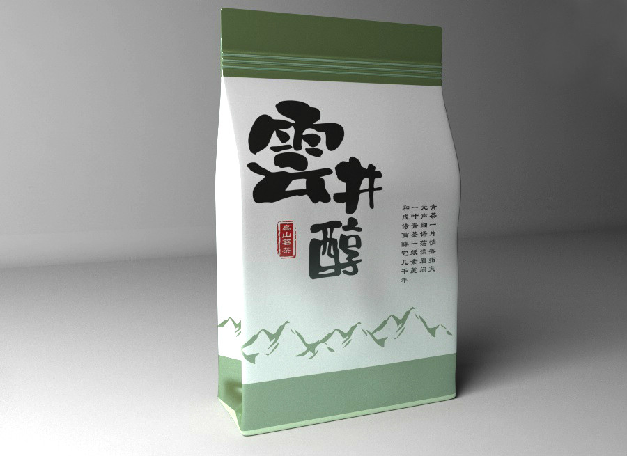 清新古樸茶葉包裝設(shè)計(jì)，簡(jiǎn)潔大氣茶葉包裝設(shè)計(jì)