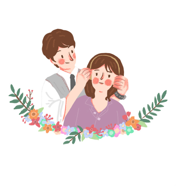 經(jīng)典的愛(ài)情電影插畫(huà)欣賞