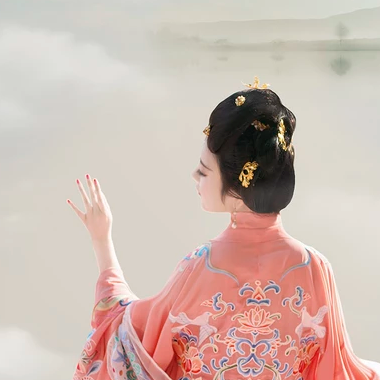 大唐盛世氣象女生頭像，唯美古風真人頭像