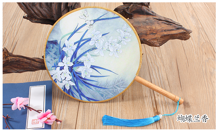 花卉圖案家佳樂文學(xué)團扇：16款古典雙面花卉團扇