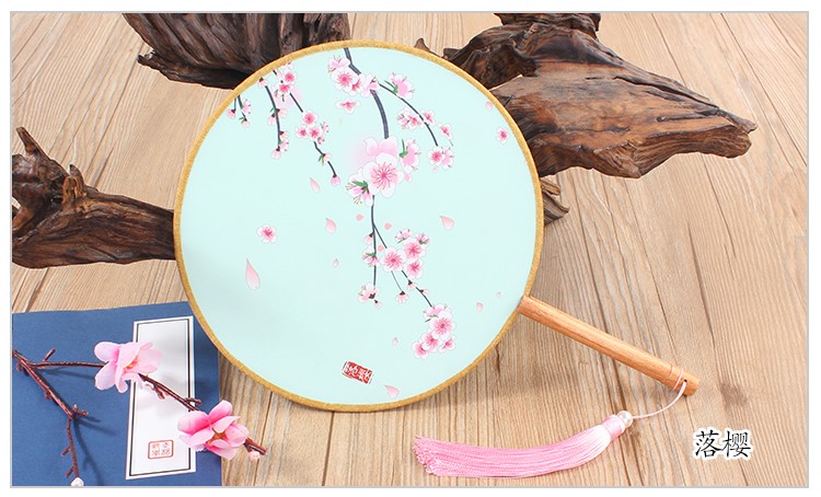 花卉圖案家佳樂(lè)文學(xué)團(tuán)扇：16款古典雙面花卉團(tuán)扇