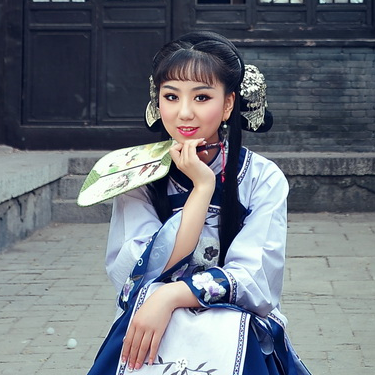 古典雅韻的女生頭像，唯美古風(fēng)真人頭像