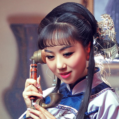 古典雅韻的女生頭像，唯美古風(fēng)真人頭像