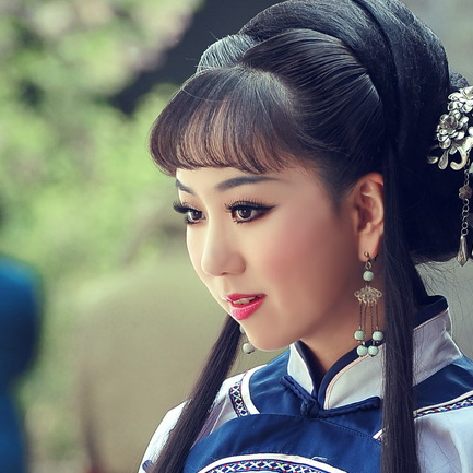 古典雅韻的女生頭像，唯美古風(fēng)真人頭像