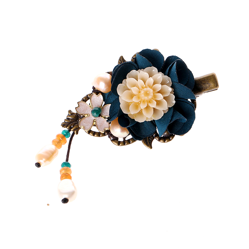 優(yōu)雅大氣發(fā)夾，唯美古風(fēng)花朵發(fā)夾頭飾