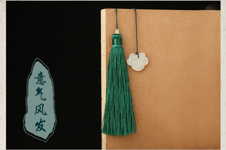 意氣風(fēng)發(fā)古風(fēng)流蘇書簽，古典創(chuàng)意小清新飾品