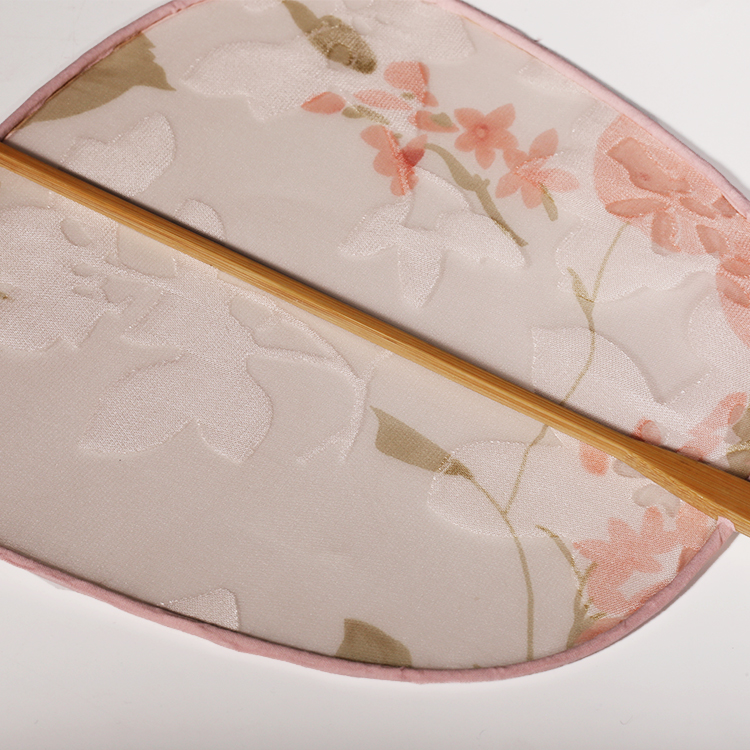 粉色清新團(tuán)扇，家佳樂文學(xué)文藝古風(fēng)古典扇子